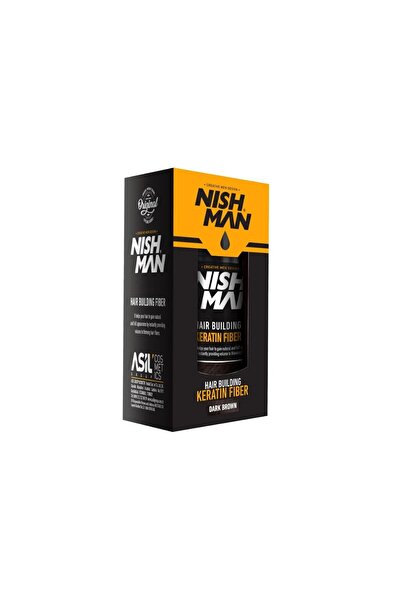 NISHMAN Seyrek Saç Kapatıcı Dolgunlaştırıcı Keratin Fiber Topik / Koyu Kahve ...