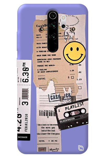 WANNA PROTECT حافظة هاتف من السيليكون لهاتف Xiaomi Redmi Note 8 Pro Lilac Vel...