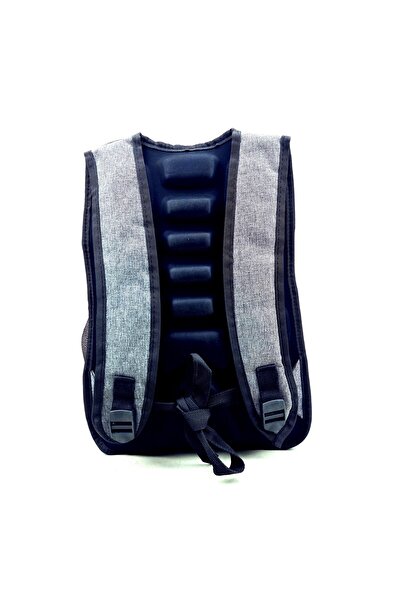 LUCKY BAG Four-Eye Gray School Bag Junior High School Bag Orthopedic Back Support Water-Repellent High School Bag