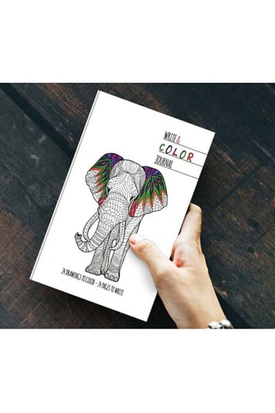 AKILLICA Mandala Write Color Journal Lined Notebook Notebook