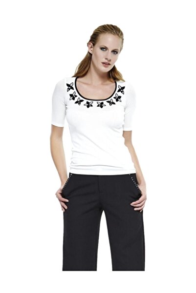 Dodona 2696 i Taşlı Likralı Kumaş Kışlık Şık Pantolon