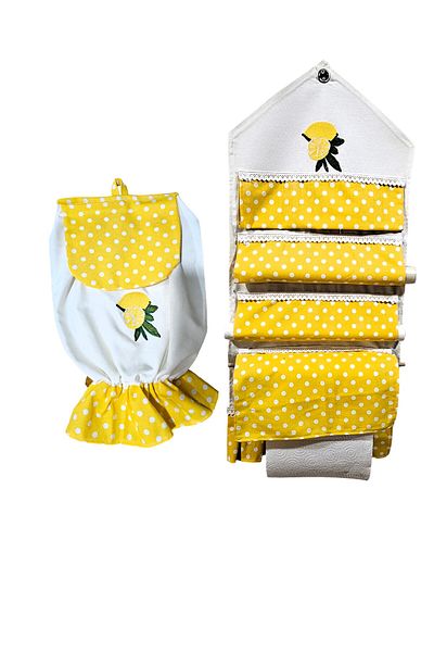 shules collection Limom Embroidered, Carefree Fabric, Pleated, Set of 2 (ORGANIZER, POSETHER)