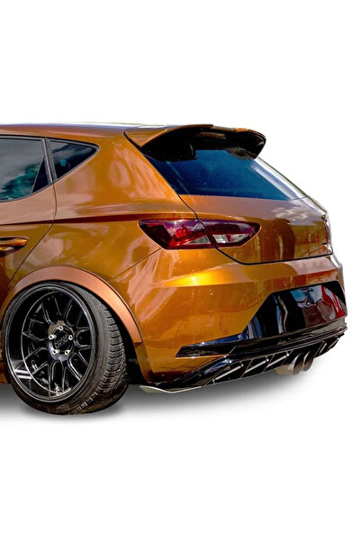 Genel Markalar Seat Leon Uyumlu Spoyler Mk3 Tavan Üzeri RC Spoiler Boyasız Pl...