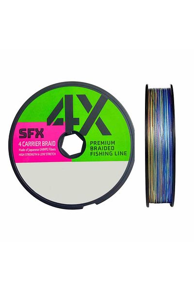 SUFIX 4X Carrier 100 Mt Multicolor Rope Line