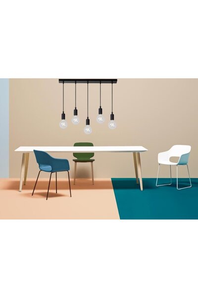 RİOLİGHT RETRO1,RUSTİK1,VİNTAGE1 MODERN 5XE27 DUYLU METAL MASA ÜSTÜ SARKIT AV...