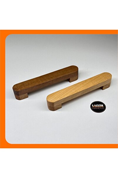 lazzir handle Ahşap Kulp Yuvarlak Başlı Ekstra Kulp (384 MM)-dolap Kulpu Çekm...