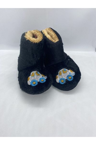 AkınalBella Момче Черна Кола Къща Ботуши Panduf