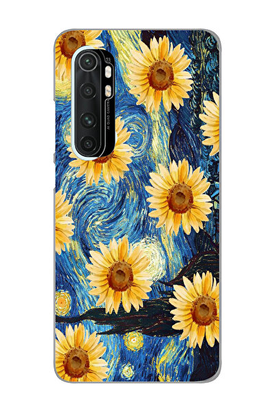 Magic Ring Xiaomi Mi Note 10 Lite Uyumlu The Starry Night ve Papatya Desenli ...