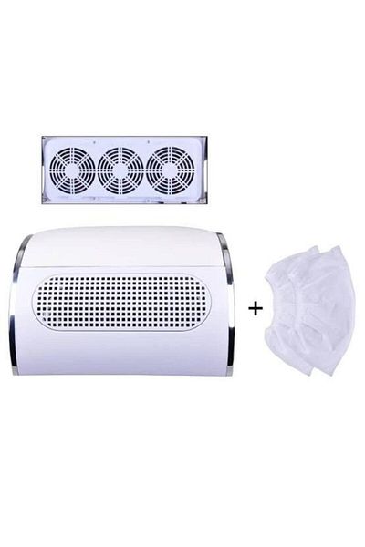 Nac. Proffesional Nail Market Nac40 Watt Dust Collection Device With 2 Washable Dust Bags