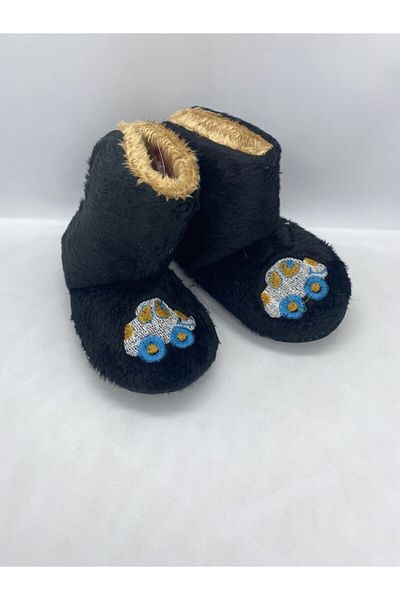 AkınalBella Момче Черна Кола Къща Ботуши Panduf