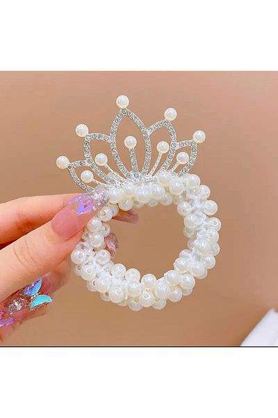synshop Stil coreean Pearl Copii Printesa coc coroana cauciuc Elsa Frezon Cadou Regina Zilor