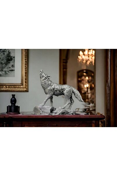 LuDesign Gri Uluyan Kurt Biblo