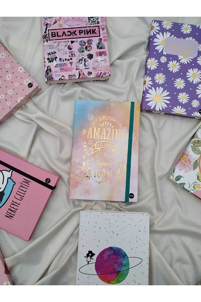 esperidesign AMAZING PASTEL COLORED FLAT NOTEBOOK (13x18 cm)