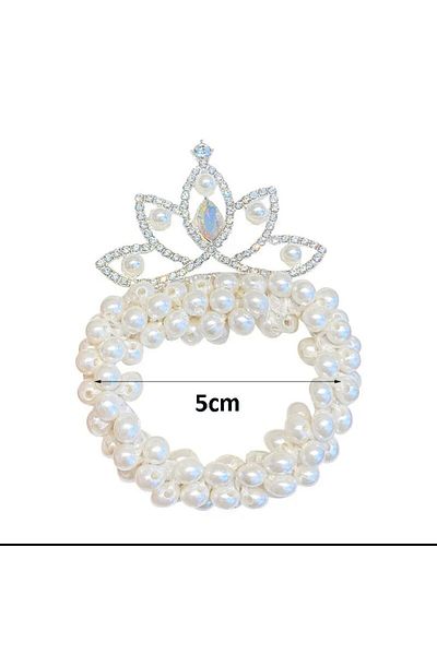 synshop Stil coreean Pearl Copii Printesa coc coroana cauciuc Elsa Frezon Cadou Regina Zilor