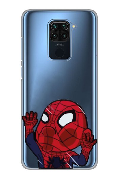 Magic Ring حافظة هاتف شفافة متوافقة مع هاتف Xiaomi Redmi Note 9