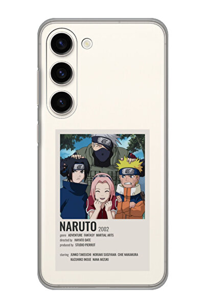 Transparent Phone Case with Naruto Anime Pattern for Samsung Galaxy S23