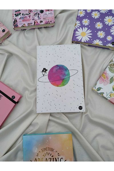 esperidesign AMAZING PASTEL COLORED FLAT NOTEBOOK (13x18 cm)