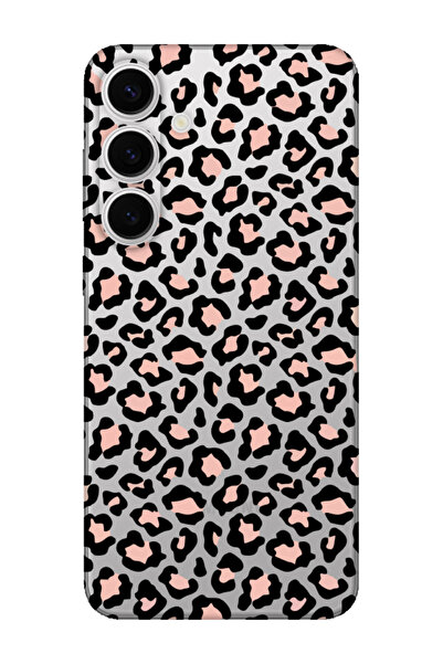 frondcase حافظة هاتف سامسونج S24 بلس شفافة بنمط الفهد