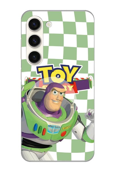 Magic Ring Samsung Galaxy S23 Compatible Toy Story Buzz Patterned Transparent...