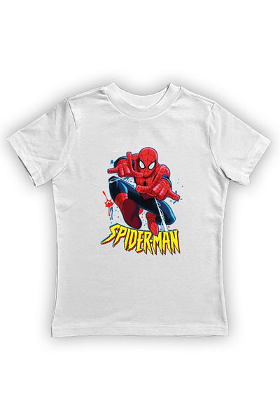 SPIDERMAN printed spider-man cotton combed cloth summer children's T-shirt