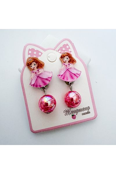 CHARMLUCKY Princess Themed Children's Earrings