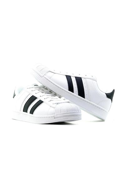 Jump 28787 Unisex White Black Anatomical Sole Daily Model Sneakers Shoes