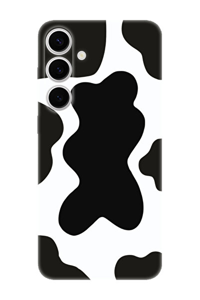 frondcase حافظة هاتف سامسونج S24 بلس بنمط البقرة باللون الأسود