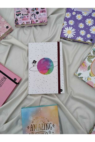 esperidesign AMAZING PASTEL COLORED FLAT NOTEBOOK (13x18 cm)