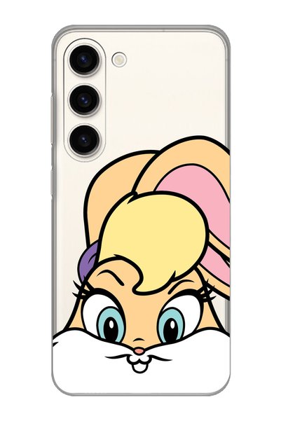 Magic Ring Samsung Galaxy S23 Compatible Lola Bunny Patterned Transparent Pho...