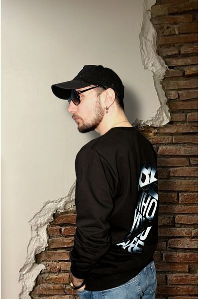 Gölge Store Be Who You Are Back Printed Slimfit Unisex Sweatshirt