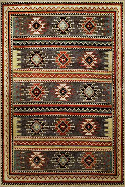 Rugs Modern Halı Σκούρος τόνος, πολύχρωμο μοτίβο, έθνικ σχέδια, vintage διακο...