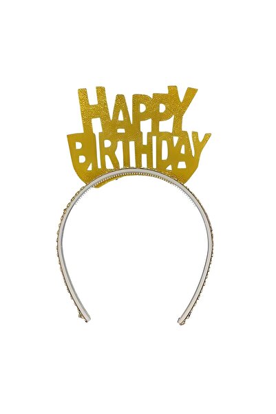 Mini Parti متجر الحفلات الصغيرة إيفا كراون جولد عيد ميلاد سعيد