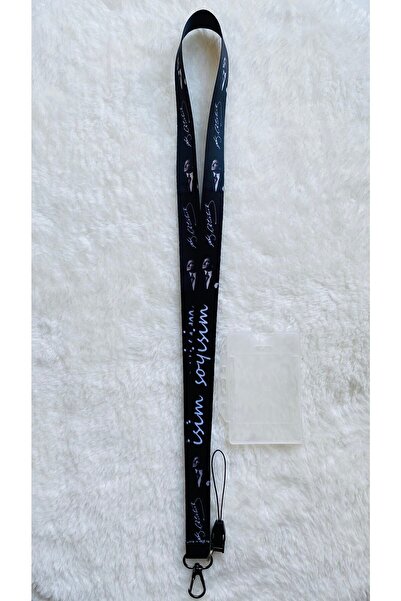 Staffy Kişiye Özel Isimli Atatürk Temalı Boyun Askı Ipi Ve Kartlık