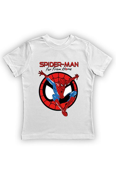 SPIDERMAN printed spider-man cotton combed cloth summer children's T-shirt