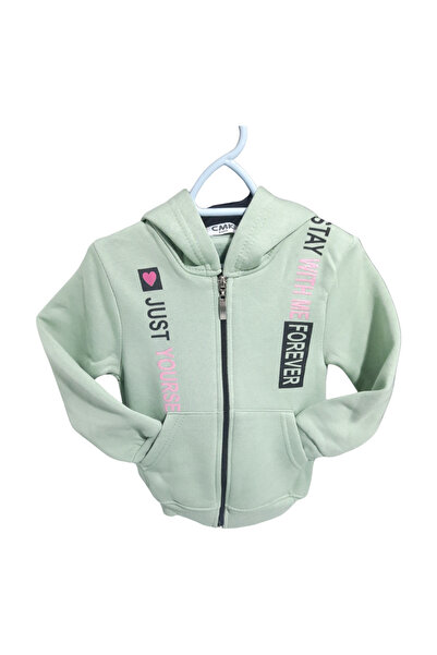 Cmk Kids CMK KAPÜŞONLU FERMUARLI KIZ ÇOCUK SWEATSHIRT