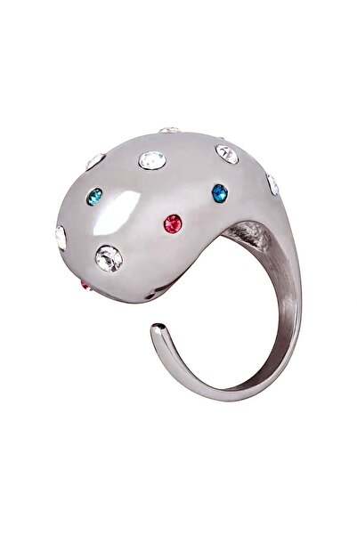 neslyaccessories Renkli Taşlı  Model Ayarlanabilir Yüzük