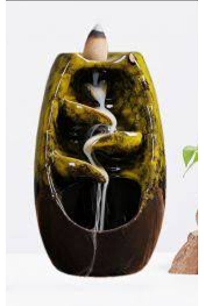 ENJOY SHOP GERİ AKIŞLI TÜTSÜLÜK İTHAL PARLAK SERAMİK TÜTSÜ ŞELALESİ