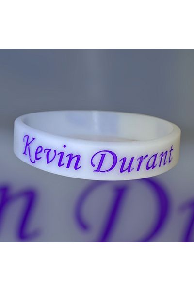 PurpleJam Kevin Durant White Phoenix Suns Basketball Nba Bracelet