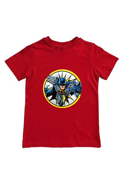 Batman Children's Summer T-Shirt - Printed, Cotton Combed