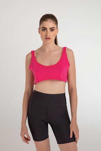 SHEISMONO Βαμβακερή φαρδιά κοπή Crop Top