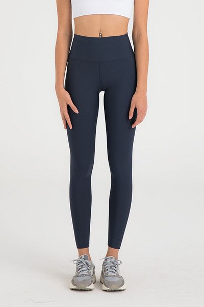 SHEISMONO High Waist Sports Leggings Navy Blue