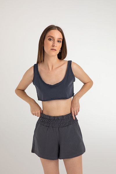 SHEISMONO Βαμβακερή φαρδιά κοπή Crop Top