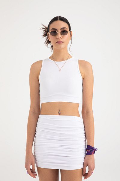 SHEISMONO Soft Touch Body Tank Λευκό