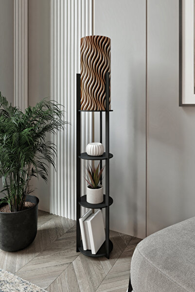 messer RADIANTE YUVARLAK RAFLI LAMBADER BLACK