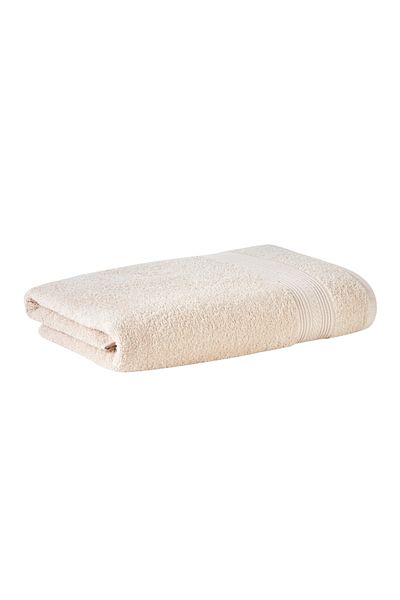 Karaca Home Beige Color Soft Touch 100% Cotton 70X140 cm Towel