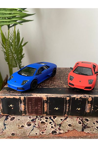 u-toys سيارة لامبورغيني مورسيلاجو LP 640 معدنية مع أبواب مفتوحة