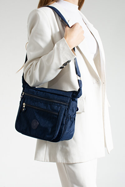 ESTUTE Multi-Compartment Waterproof Fabric Shoulder Bag