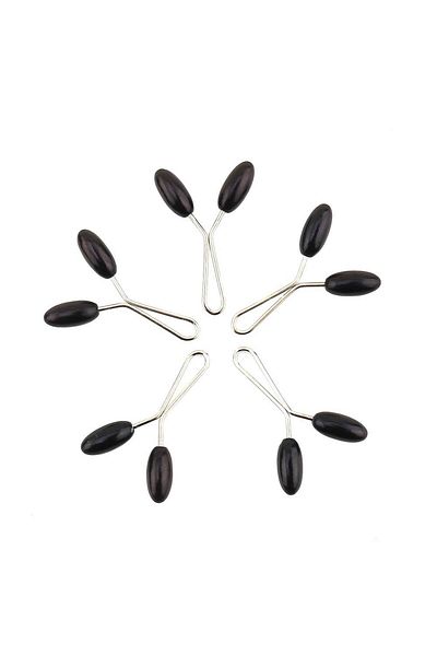 Melodi Scarf Scarf Shawl Clip Barley 6 Pieces Black