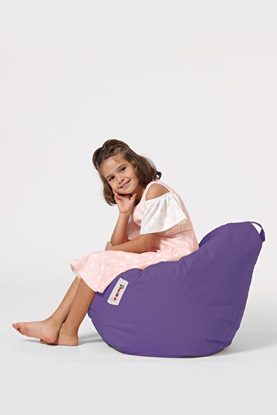 EARMUT Premium Çocuk Armut Koltuk Mor