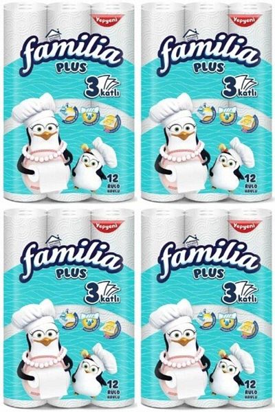 Familia Plus Paper Towel 3 Layers 12 Pack 4 Pieces